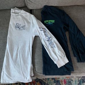 2 long sleeve mens/boys 17th street surf shop